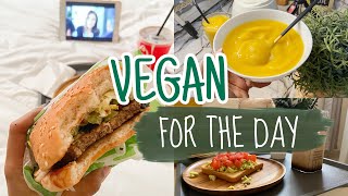 يوم كامل من الأكل النباتي !!! | eating vegan for a day ?