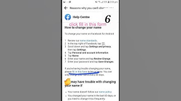 guide how to change name in facebook if you having trouble to change