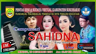 Pentas Seni Dan Budaya Virtual Kabupaten Sukoharjo Campursari SAHIDNA