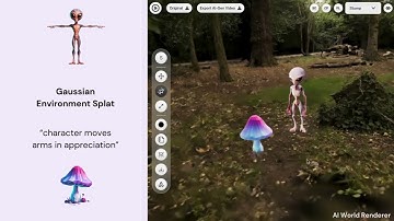 Hybrid 3D Engine: Meshes, Animations, Gaussian Splats with Neural Rendering