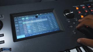 Yamaha Montage - How to Setup a Backing Track