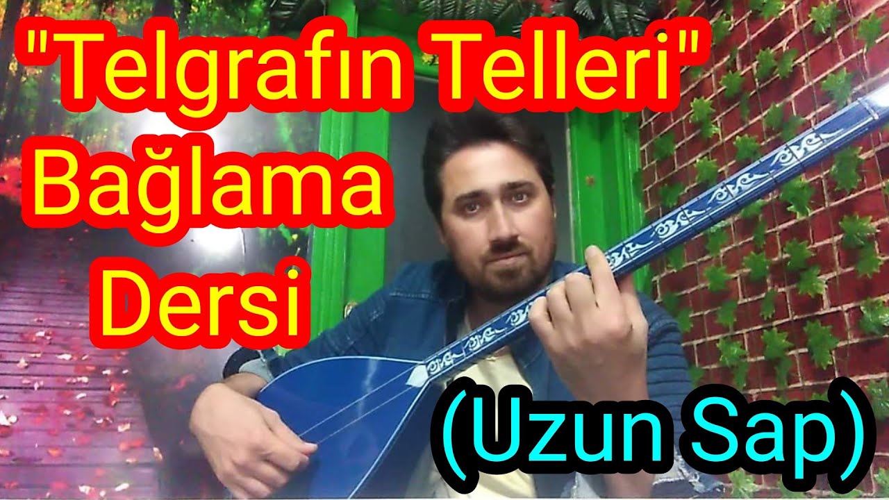 Telgrafın Telleri - Uzun Sap Bağlama Dersi. #bağlamasolfej #sazdersi #oyunhavasi #keşfet #saz