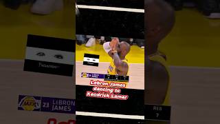 Famous LeBron James vibing to Kendrick Lamar’s TV Off @ the Lakers vs. Hornets game #basketball #viral #fyp Profile