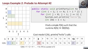 [Asymptotics2, Video 2] Nested For Loops with Geometric Outer Loop