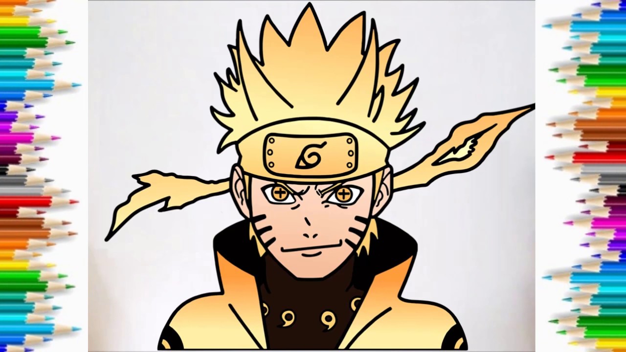 Cùng Bé Tập Vẽ và tô màu nhân vật truyện tranh Naruto | HOW TO DRAW ...