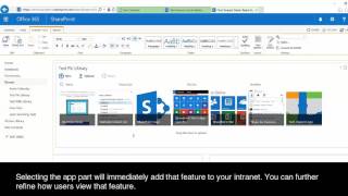 Using Microsoft's SharePoint Online to Create an Intranet Site - YouTube