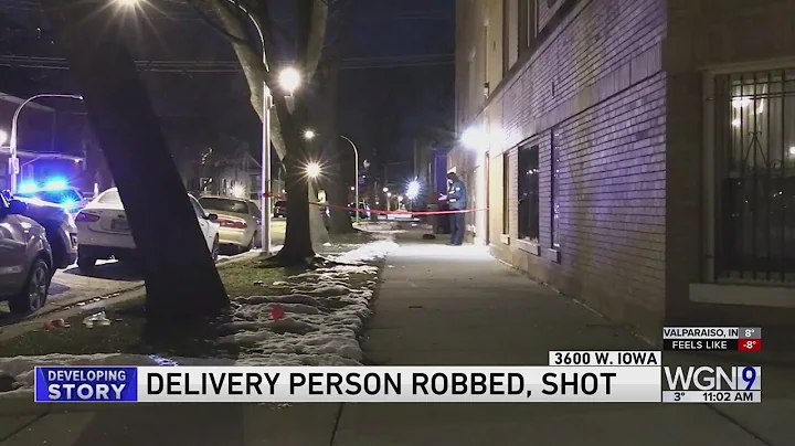 Pizza delivery driver shot, robbed on West Side
