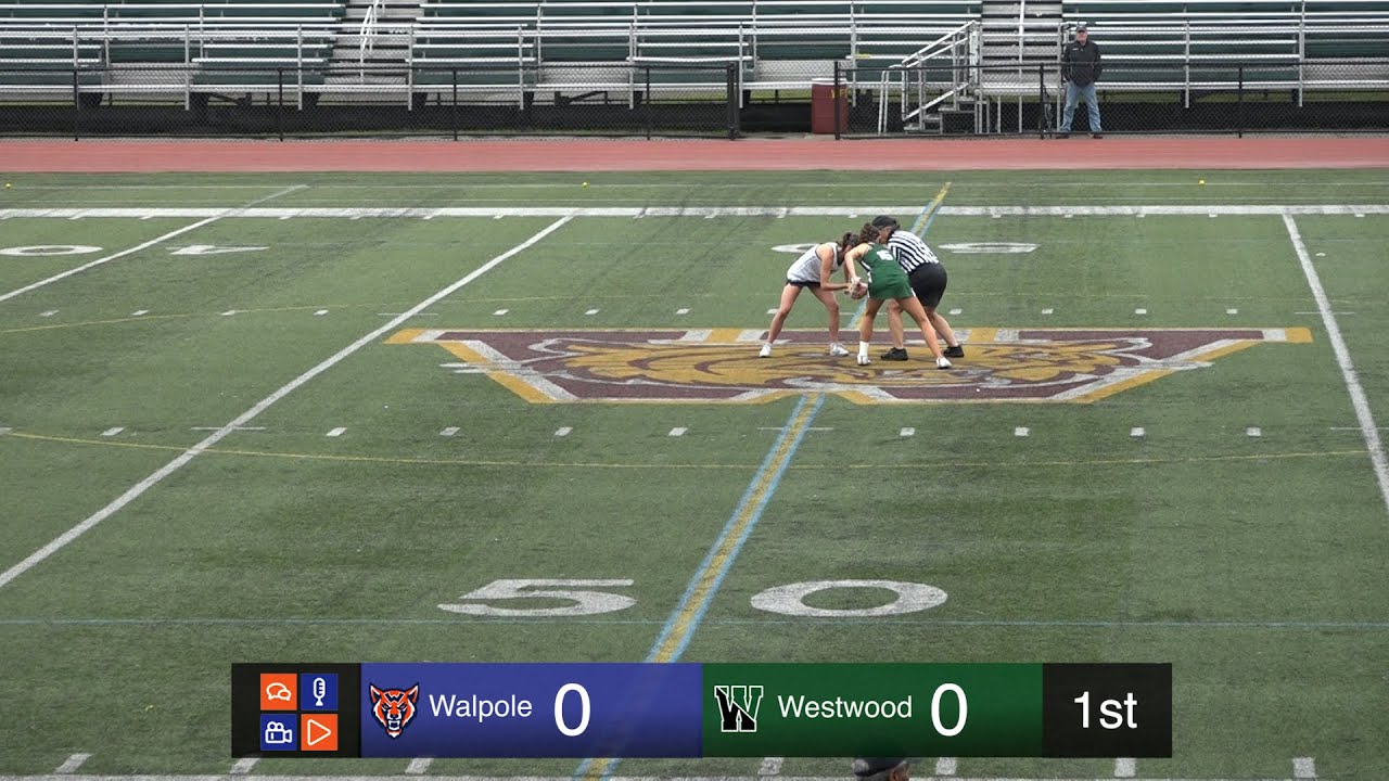 Walpole Girls Varsity Lacrosse vs. Westwood - YouTube