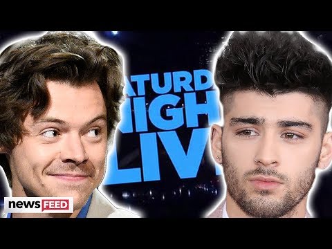 Harry Styles Epically SHADES Zayn Malik During 'SNL' Monologue!