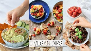 QUICK VEGAN DIPS » healthy + easy