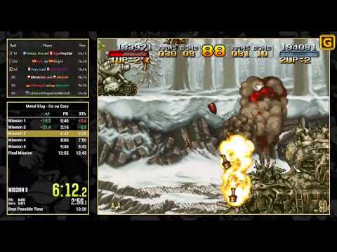 Minha Speedrun de Metal Slug Co-Op com vTin em 13m38s