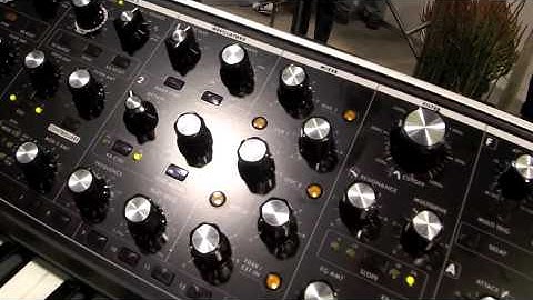 Nova Musik - Moog Sub 37 overview with Amos Gaynes at NAMM 2014