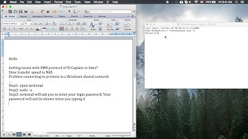 How to FIX SMB printer issue in MAC OS
