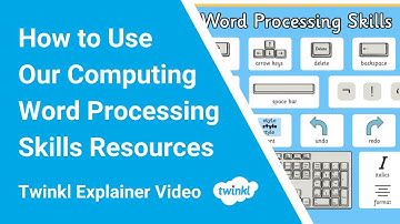 How to Use Our Computing Word Processing Skills Resources