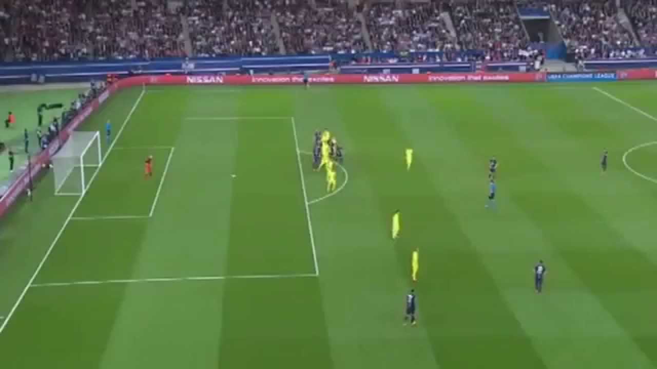 Jebakan offside Barcelona vs PSG - YouTube