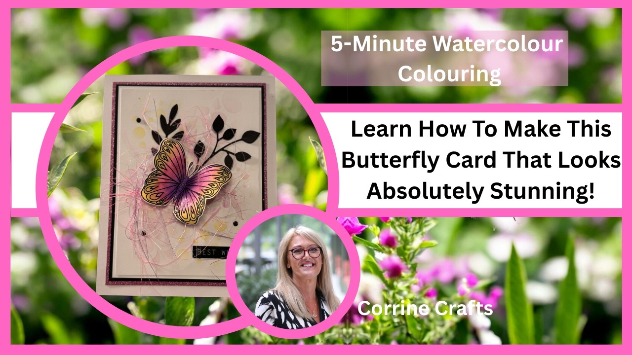 Позвольте мне показать вам, как за считанные минуты сделать эту потрясающую открытку с акварельны...