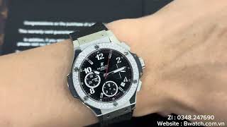 [G.IÁ CỰC TỐT] Đồng Hồ Hublot Big Bang Chronograph Diamond 341.SX.130.RX.114 // BWATCH