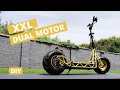 Diy powerful electric scooter from hoverboard