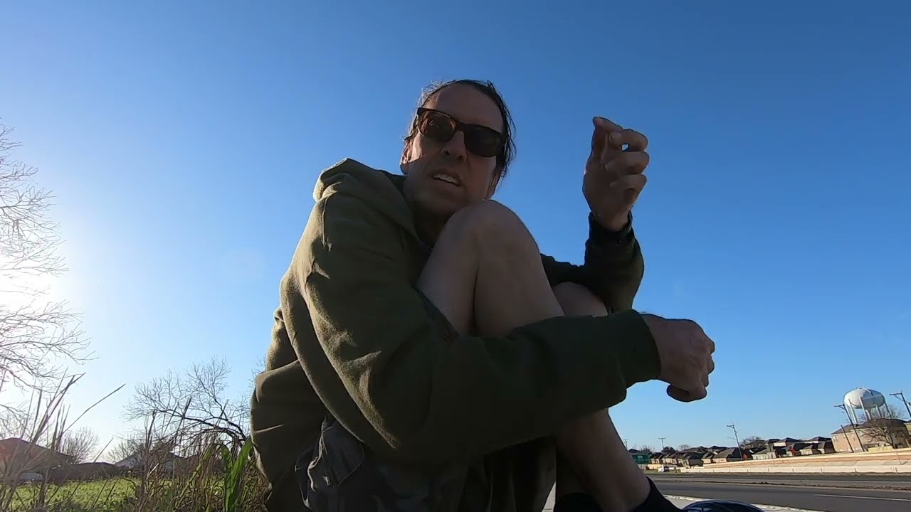 MOTO TO URANIUM DUMP AT THE EARTHQUAKE CAPITAL OF TEXAS FALLS CITY ON