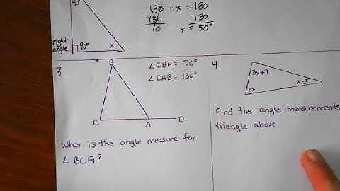 Triangle Sum Theorem