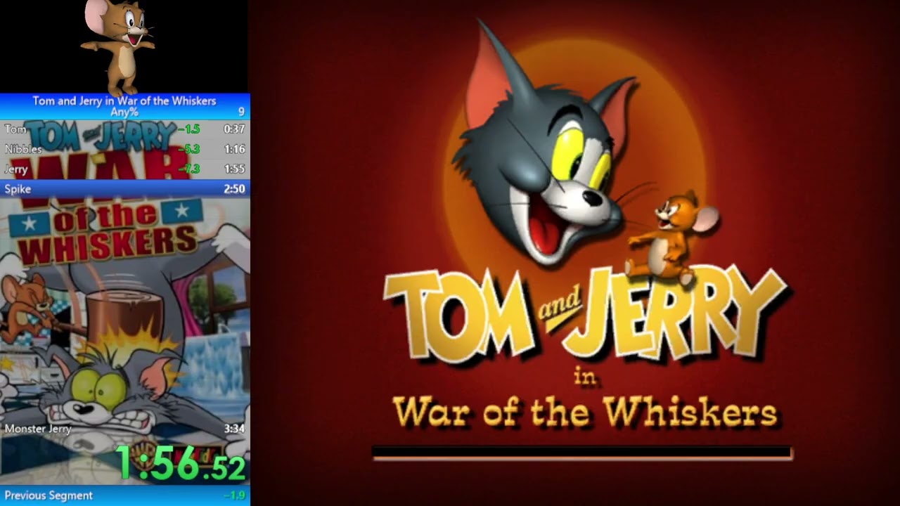 Tom and Jerry in War of the Whiskers Speedrun Any% 3:24.08