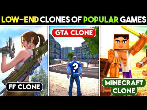 *SHOCKING* Clones Of Most POPULAR Games ? | Free Fire, GTA, Minecraft Best Clones For Mobile & PC ?