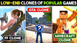 *SHOCKING* Clones Of Most POPULAR Games 😱 | Free Fire, GTA, Minecraft Best Clones For Mobile \& PC 😍