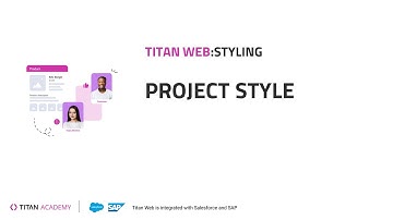 No-Code Alternative to Experience Cloud: Project Style in Titan Web
