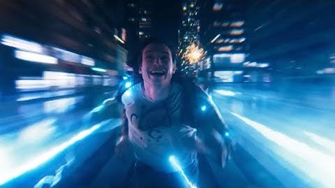 The Flash (2023) Barry 2 uses his powers for the first time | 2K HD scenepack