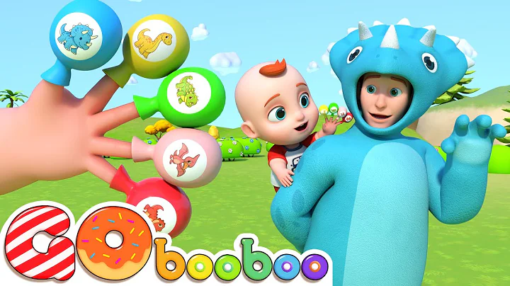 Dino Finger Family | Dinosaur Song | T-Rex Roar! | GoBooBoo Kids Songs & Nursery Rhymes