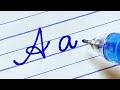 How to write english capital and small letters  cursive writing a to z cursive abcd  letters abcd