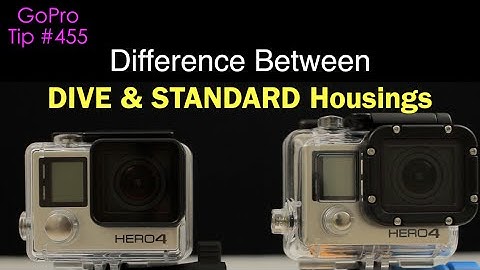 Difference Between DIVE & STANDARD Housings - GoPro Tip #455 | MicBergsma