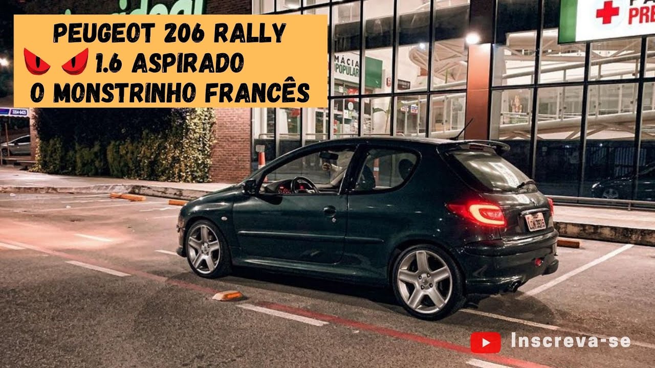 Peugeot 206 Rally 1.6 Aspirado com Remap - Acelerando Forte em Ssa/BA