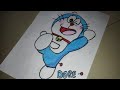 ❗❗cute doremon drawing ❗❗with very easy steps ❗❗😍😍😍