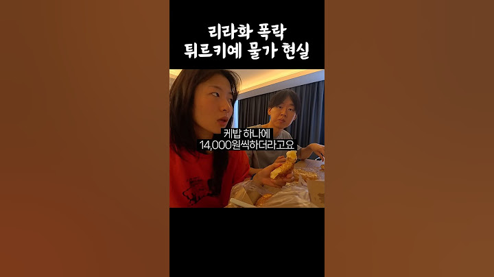 리라화 폭락 튀르키예 물가 현실 #터키여행 #튀르키예여행 #물가폭등