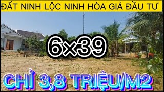 Bán Nhanh Lô Đất 236m2 Giá 896 Triệu Ninh Lộc Ninh Hòa Khánh Hòa | Thôn Mỹ Lợi