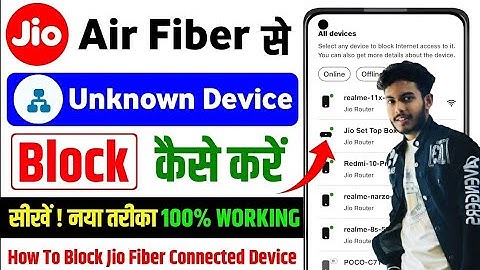 How I Blocked Every Device Connected To My Jio Airfiber