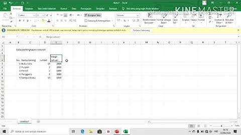 Ms. Excel (Wrap text, merge and center, border) - TIK Kelas 6