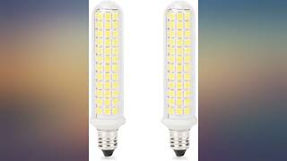 E11 LED Bulb, Mini Candelabra Base, 100W 120W Halogen Bulb Replacement, 9W, 1100LM, review