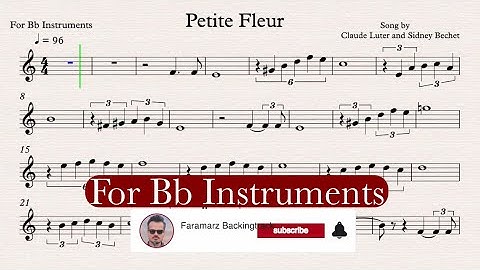 Thumbnail of Petite Fleur - sidney bechet - Sheet music & Play along for Bb Instruments