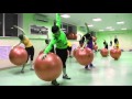 cardio fitball;кардио фитбол ; инструктор Матрунич Екатерина