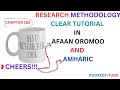 Introduction To Research Methodology And Problem Definition In Afaan Oromoo And Amharic Research Introduction To Research Methodology And Problem Definition In Afaan Oromoo And Amharic Research