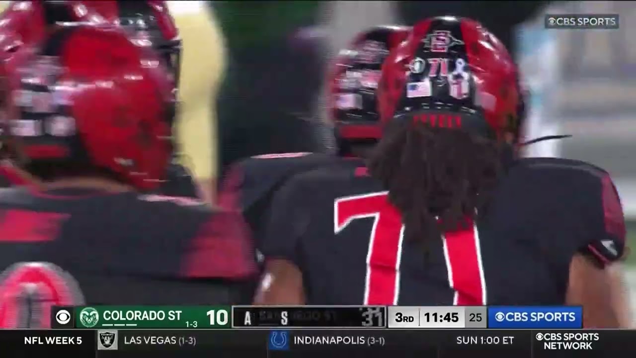 SDSU FOOTBALL HIGHLIGHTS: AZTECS 45, COLORADO STATE 24