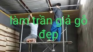 Làm trần tôn giả gỗ đẹp và rẻ