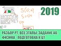 Задание А6. Все этапы РТ 2019 по Физике. Подготовка к ЦТ.