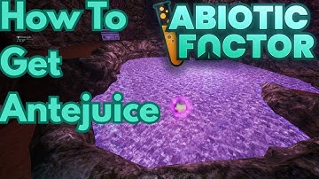 Abiotic Factor Cold Fusion: How To Get Antejuice