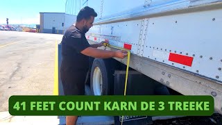 #120: 3 Ways |How to measure 41 feet on 53 ft Trailer|KPRA LAW || California trailer length rule||