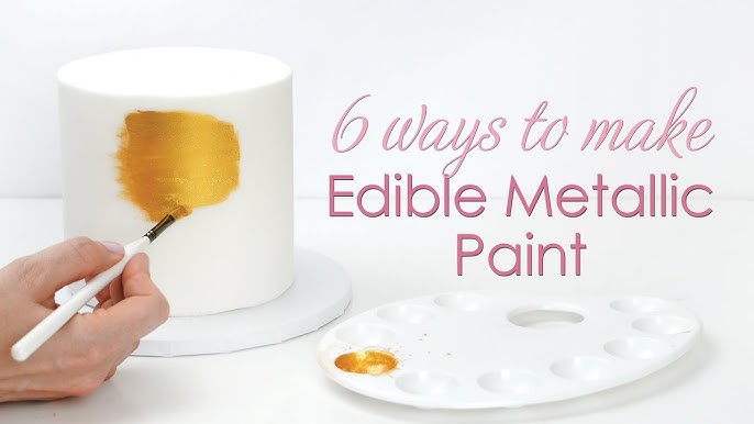 HOW TO AIRBRUSH YOUR CAKES/ WAYS TO USE EDIBLE GLITTER ON YOUR CAKES 