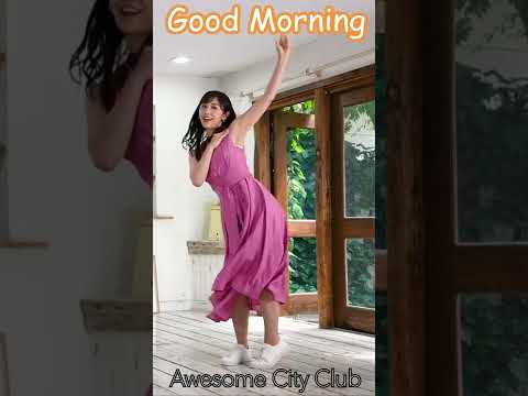 テレ朝・斎藤ちはるアナがAwesome City Club「Good Morning」をオリジナル振り付けで踊る！【グッド！モーニング特別コラボ】