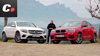 BMW X4 SUV vs Mercedes-Benz GLC Coupé | Comparativa | Prueba / Review en español | Coches.net